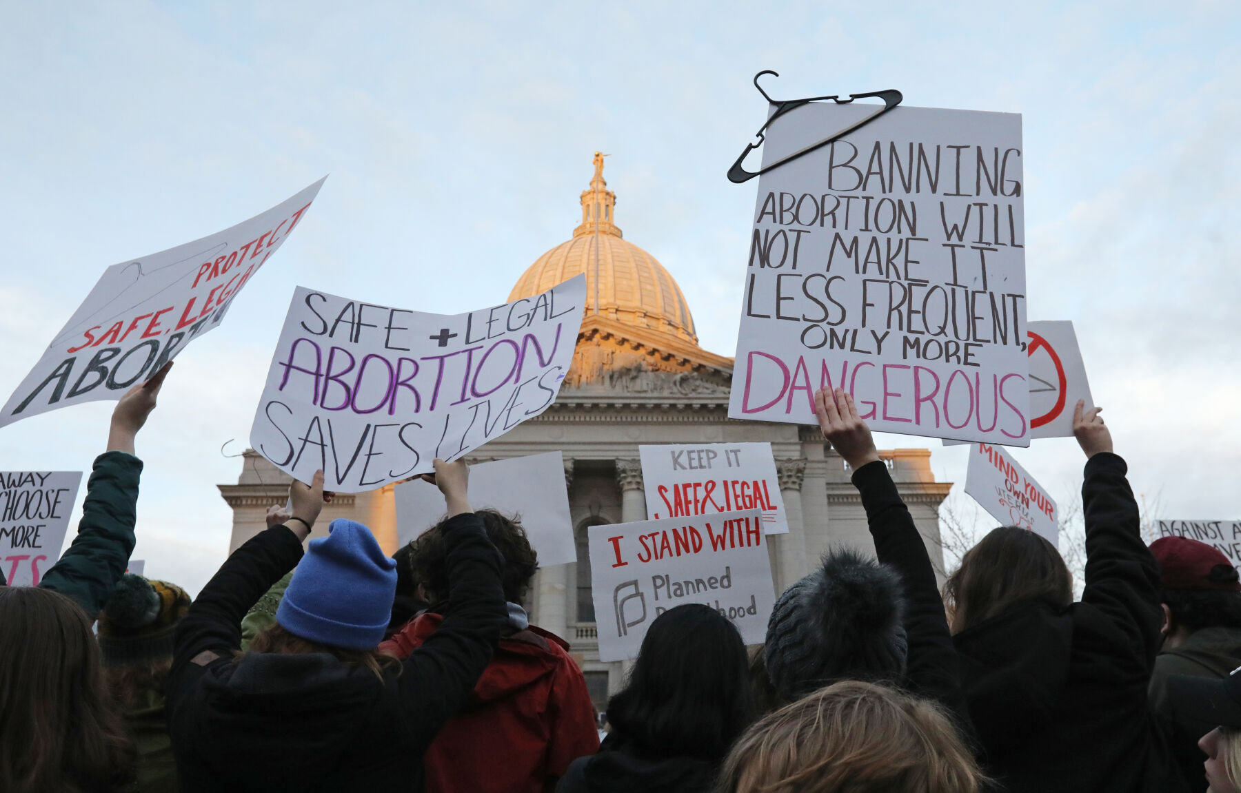 Protest for the right to abortion